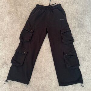 Young LA Hunting Season Cargo Joggers Size M Black Unisex